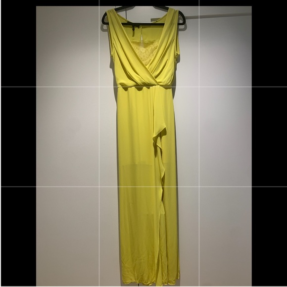 BCBGMAXAZRIA - KOKO Yellow Dress - Picture 5 of 7